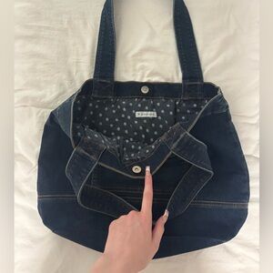 Stylish blue Denim Tote Bag